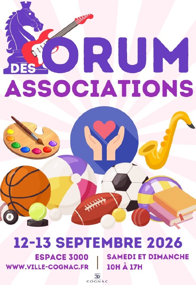 FORUM des ASSOCIATIONS 12 ET 13 SEPTEMBRE 2026