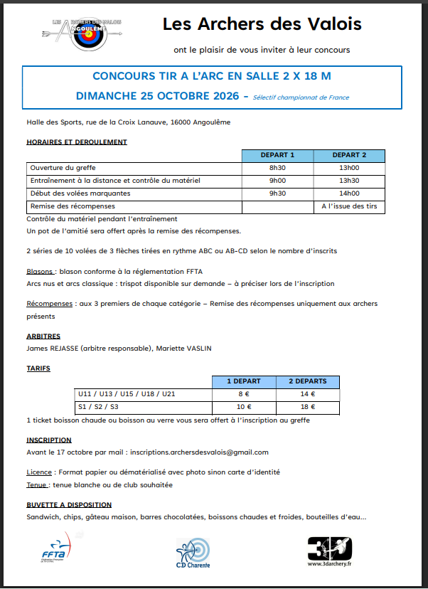 2x18 25 octobre Angoulème